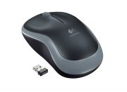 Mouse sem Fio Logitech M185 Receptor Nano USB Cinza