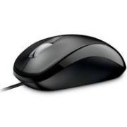 Mouse com Fio Microsoft USB U81-00010 Compact Óptico Wired 500 Preto