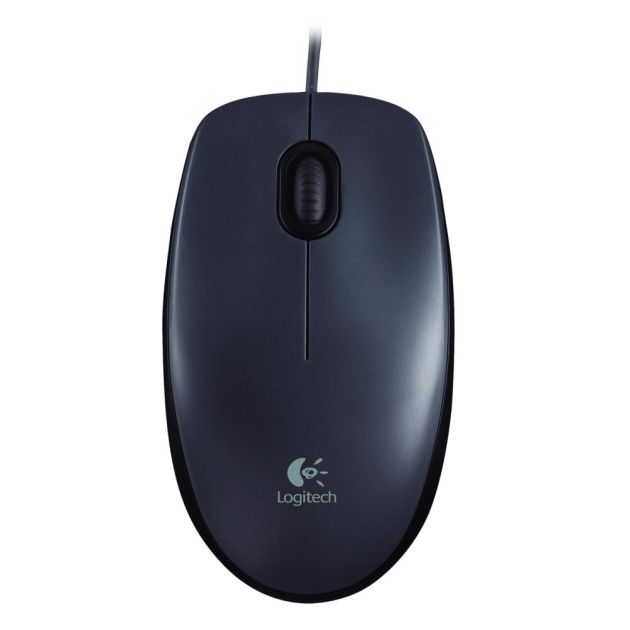 Mouse com Fio Logitech M100 USB 1000 DPI Preto