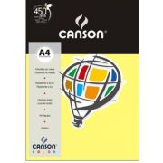 Pape Color Canson A4 120g 15 Folhas Amarelo Claro Ref 66661214