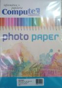 Papel Fotográfico Glossy A4 com 20 folhas 80g Auto Adesivo a Prova D'água Branco