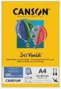 Papel Iris Vivaldi Color Canson A4 185g 25 Folhas Amarelo Ref 66661504