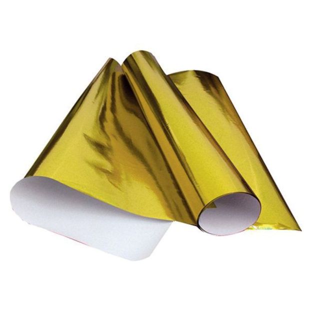 Papel Laminado 48cm x 60cm 80g Dourado