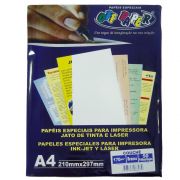 Papel Off Paper Couche Branco Reflex Brilho A4 170 gr 50 folhas Off Paper
