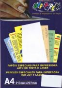 Papel Diplomata Branco A4 120g 50 folhas Off Paper