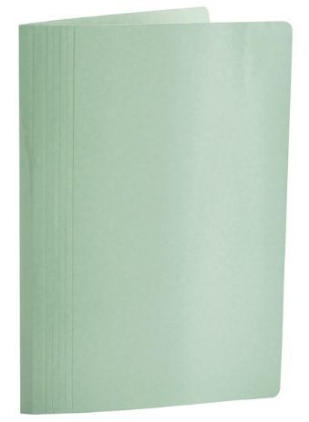 Pasta Classificadora Plastificada com Grampo Trilho Mola e Metal DELLO Verde
