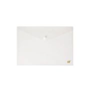 Pasta Plástica Envelope tamanho Ofício, Horizontal, YES - Cristal
