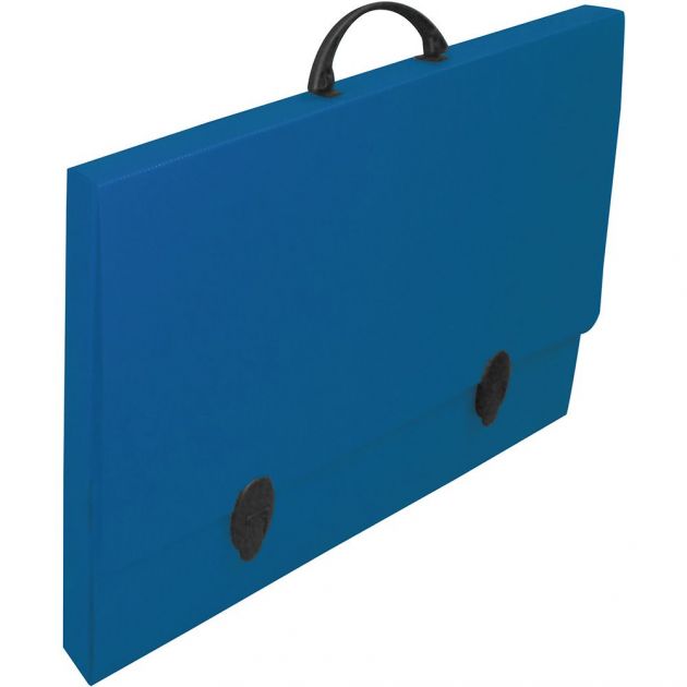 Maleta Plástica, New Line 45mm , POLIBRAS - Azul