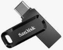 Pen Drive 32GB Sandisk Dual Drive Tipo C USB 3.1 Preto