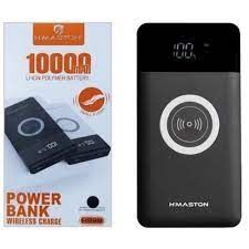 Power Bank Carregador HMASTON 10.000mAh H999 por Indução Wireless Charge