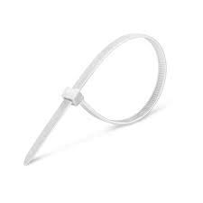 Presilha Lacre - Abraçadeira 4,8x300mm Nylon pacote com 10 unidades Branca Elgin