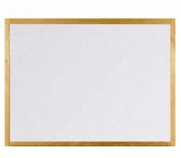 Quadro Branco 120x 150 cm Mold Madeira