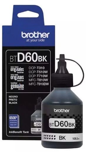 Refil para Jato de Tinta Brother Original BTD60BK 108 ml -  Preto / Black