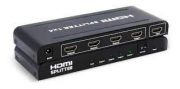 Splitter HDMI Divisor 1 entrada x 4 saidas V1.4 3D 1080P
