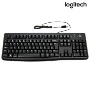 Teclado com Fio Logitech K120 Layout ABNT2 Brasil Preto