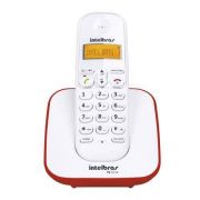 Telefone sem Fio Intelbras 6.0 TS3110 Branco e Vermelho