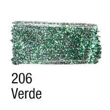 Tinta para Tecido Glitter Verde 206 37ml Acrilex