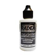 Tinta para Carimbo 15ml Preta Digitada Radex