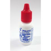 Tinta para Caneta Pincel Quadro Branco Pilot 15ml WBM-7 Vermelha