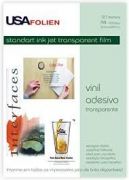 Vinil Adesivo Transparente A4 para Jato de Tinta com 10 folhas e 127 Micra Usa Folien