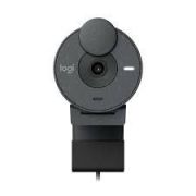 Webcam Full HD 1080P Brio 300 Preto com Microfone Logitech