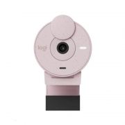Webcam Full HD 1080P Brio 300 Rosa com Microfone Logitech