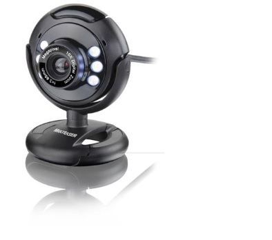 Webcam HD Night Vison 16MP WC045 Multilaser Preta